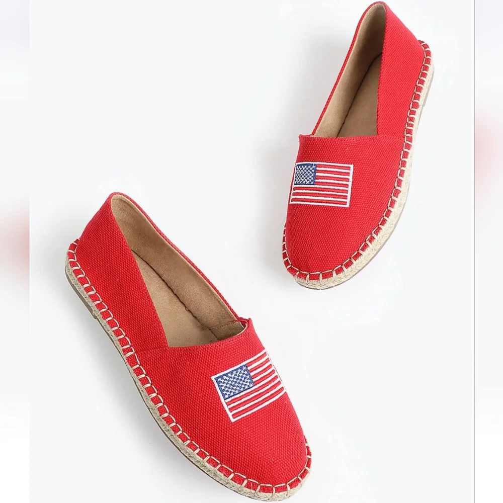 🆕️ SiperCush Ivy Slip-On Espadrille Flats - Picture 2 of 8